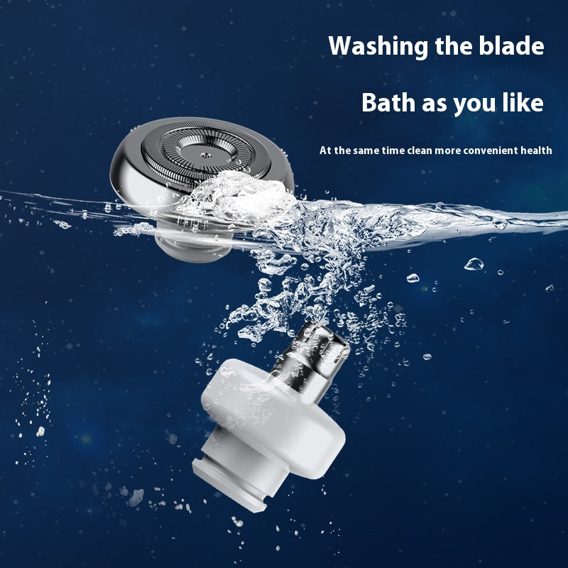 2-in-1 Electric Nose Hair Trimmer & Shaver Rechargeable