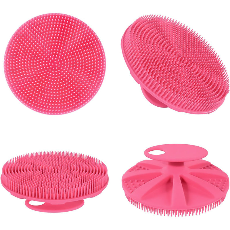 Silicone Facial & Shampoo Cleansing Brush - Deep Exfoliating Bath Tool