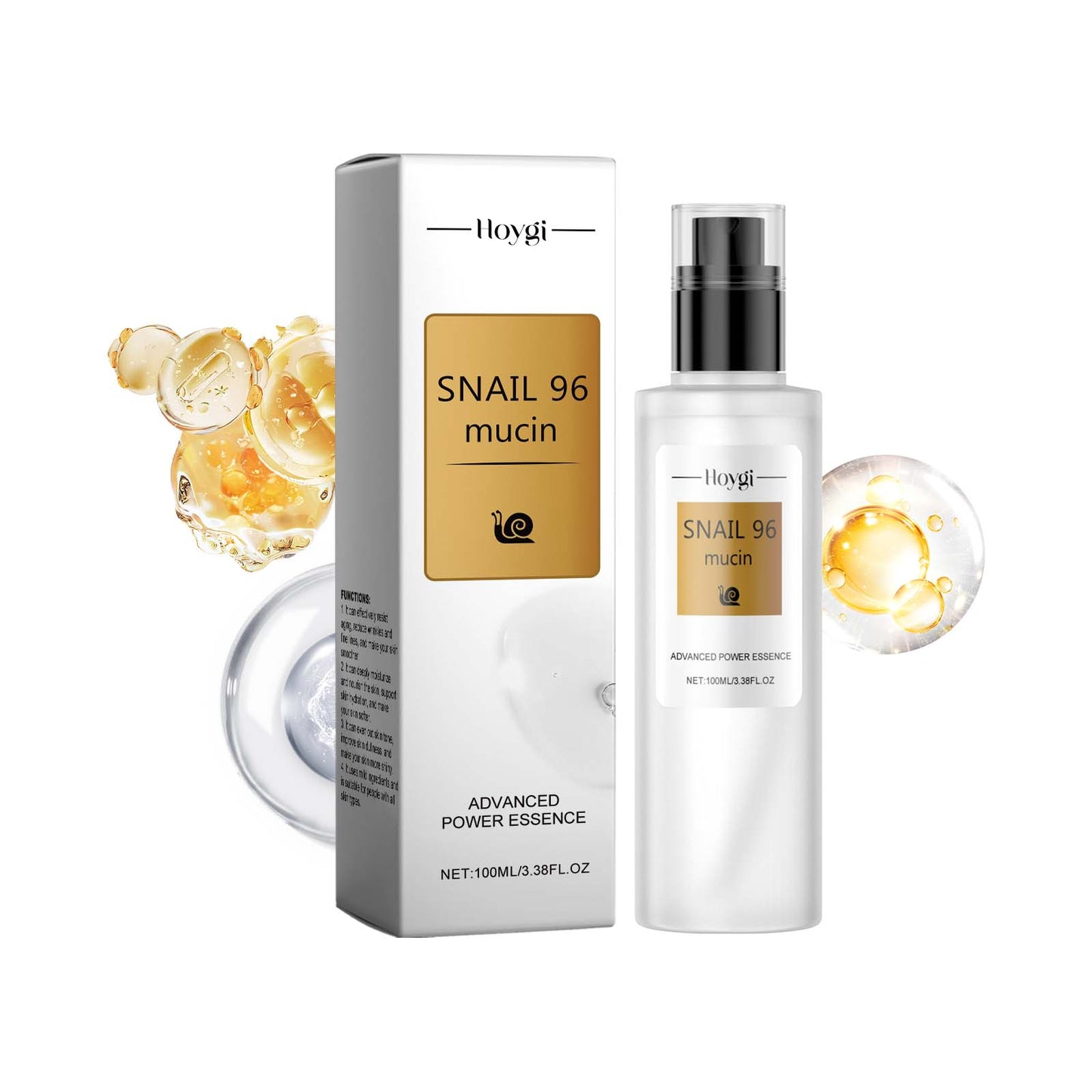 Moisturizing Snail Secretion Facial Serum - 100ml Anti-Aging Skin Care