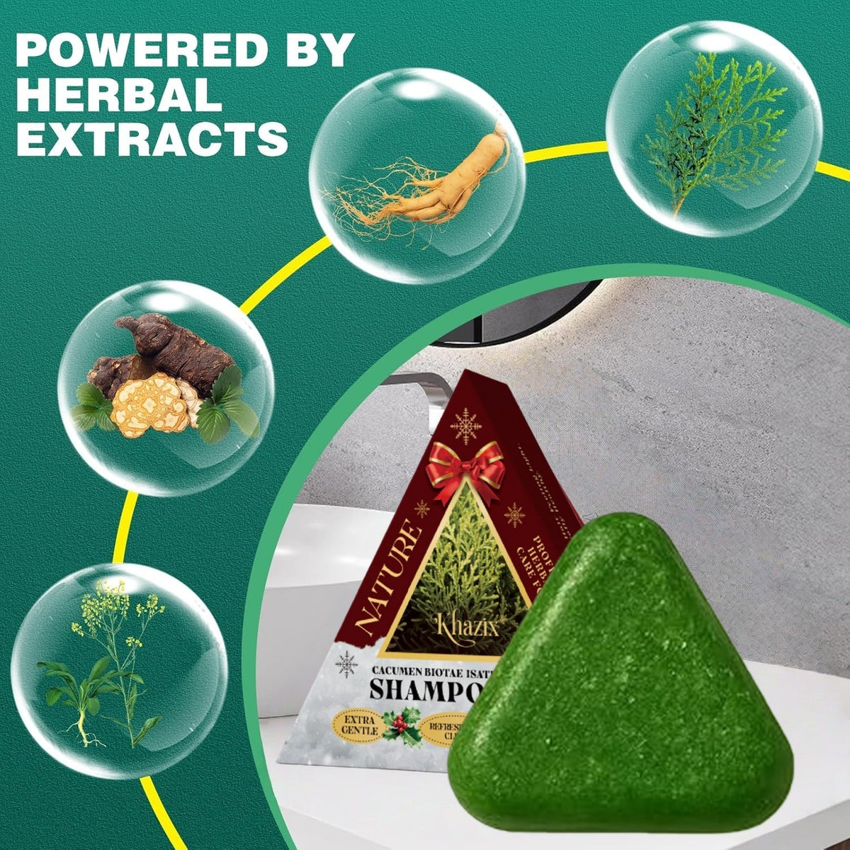 Chinese Arborvitae Handmade Soap - Oil Control & Dandruff Removal