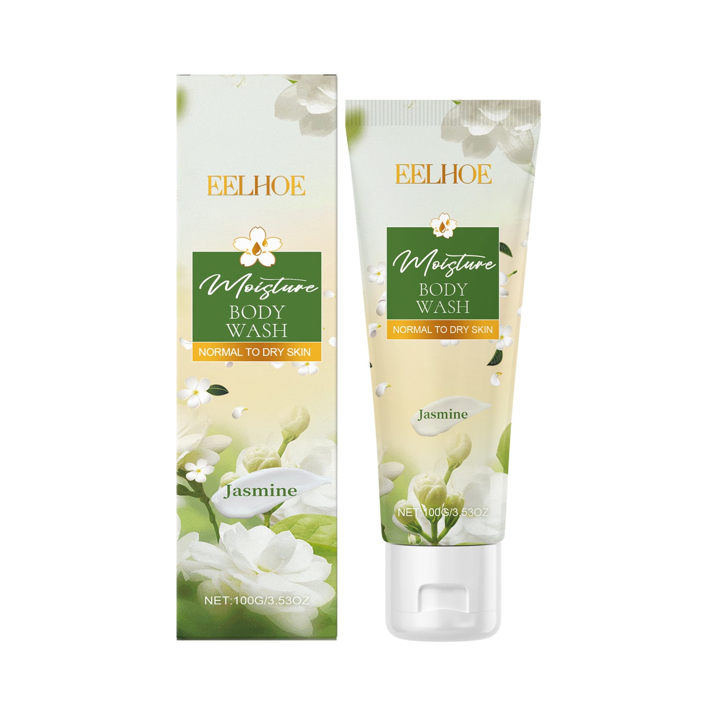 Jasmine Moisturizing Body Wash - Gentle Cleansing & Smoothing Formula