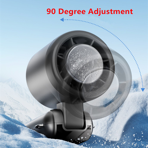 Portable Handheld Mini Turbo Fan with Ice Cooling Technology - Dark Gray