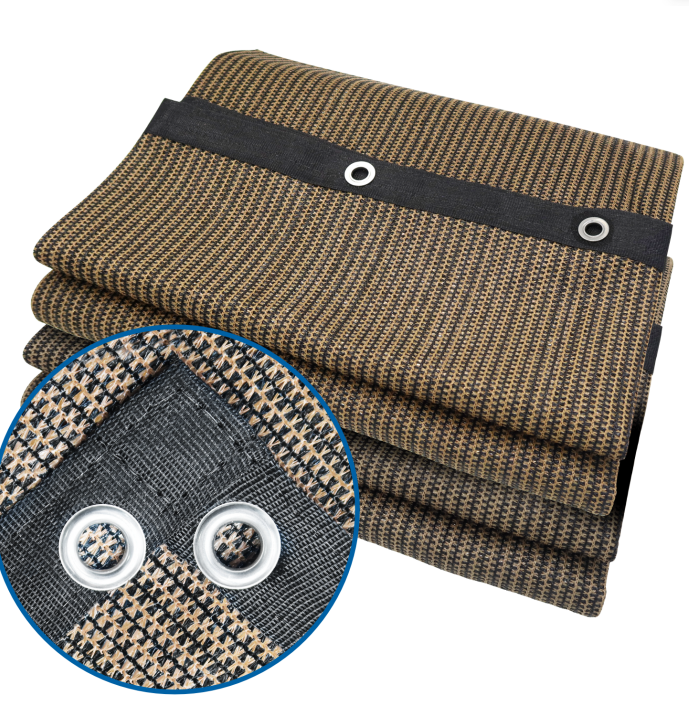 Privacy Fence Screen HDPE Garden Fence Mesh 10x12ft Black Mocha Dark Grey Outdoor