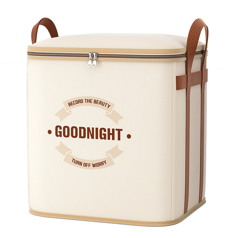 Beige Zippered Storage Bag Night Model 61x50x50cm - Organize & Save Space