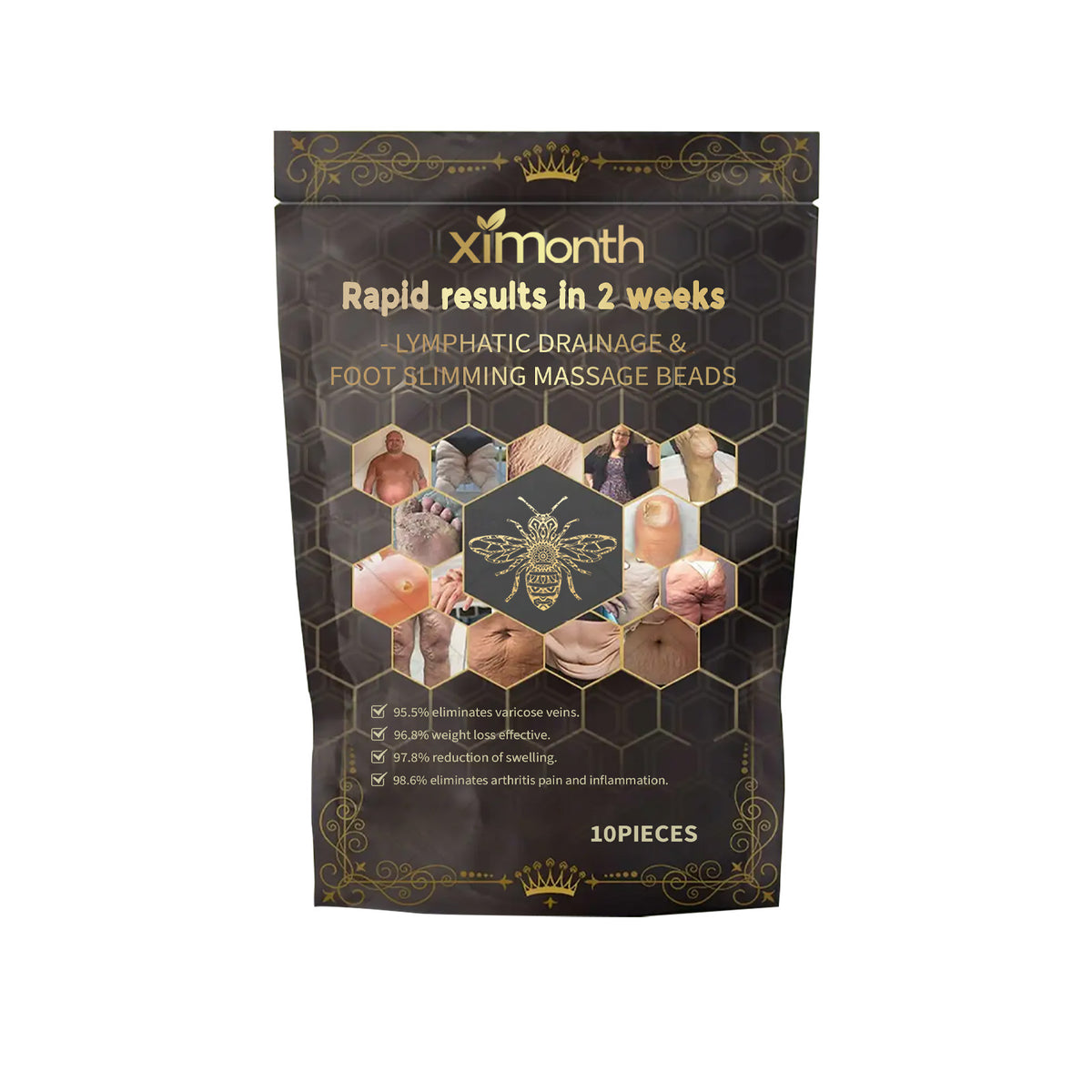 Foot Bath Beads Firming Skin 10 Pieces - Relaxing Foot Care Treatment