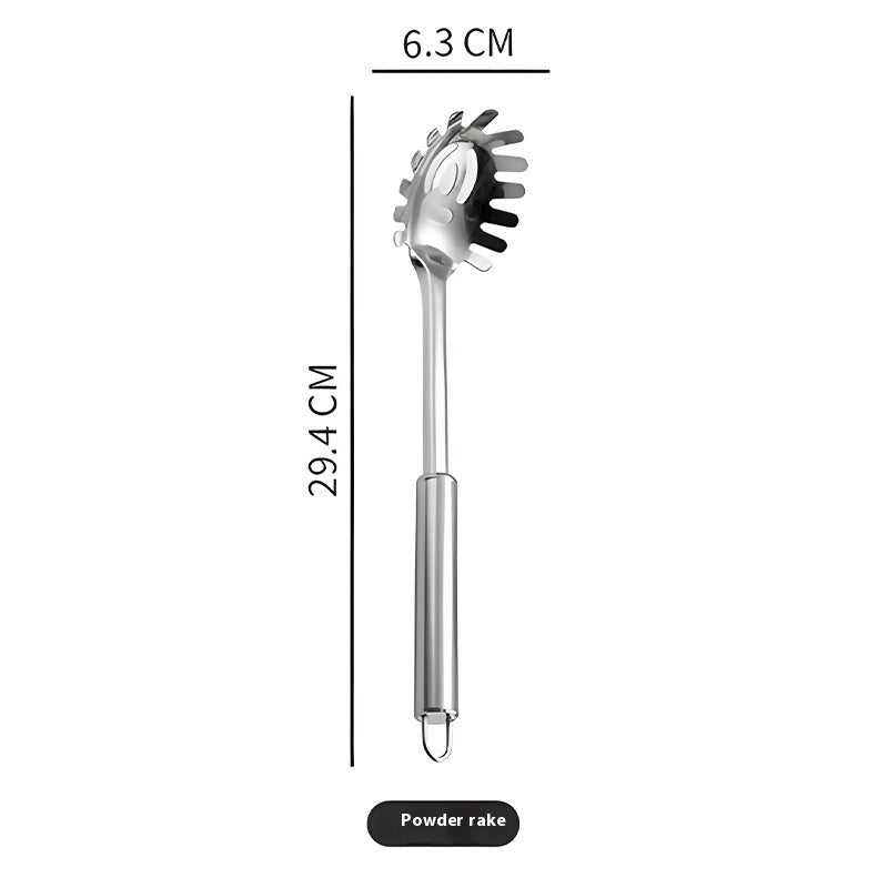 Stainless Steel Kitchen Utensils Set with Magnetic Handles - Multiple Sizes