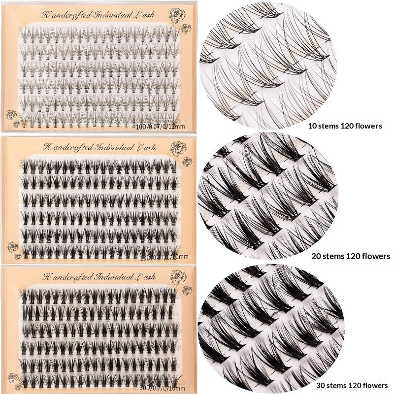 30 Strand Hot-Melt Lash Extensions for Fuller, Denser Look — Handmade False Eyelashes