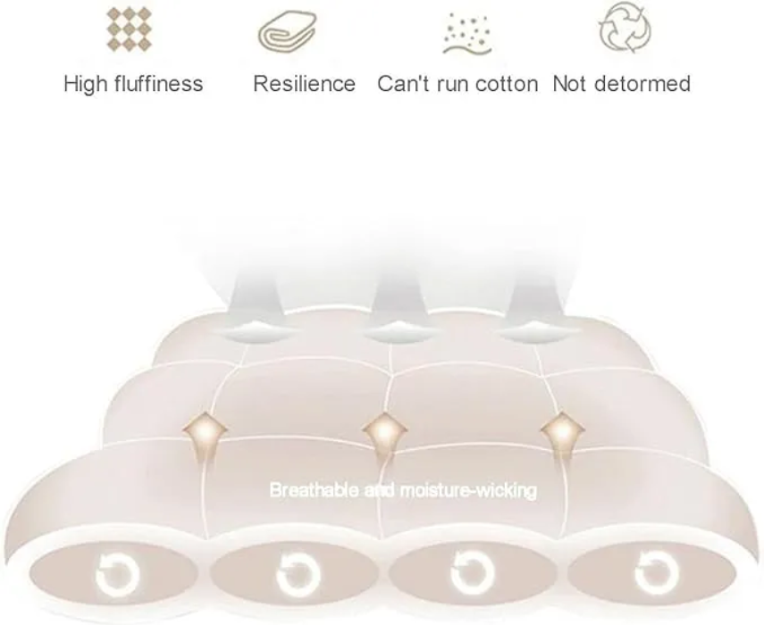 King Size Mattress with Checkered Edges - Gray Color