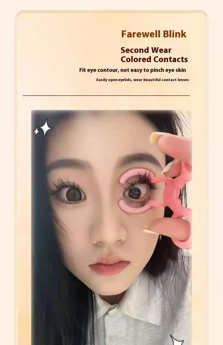 Portable Big Eye Contact Lens Clip Aid for Comfortable Wearing