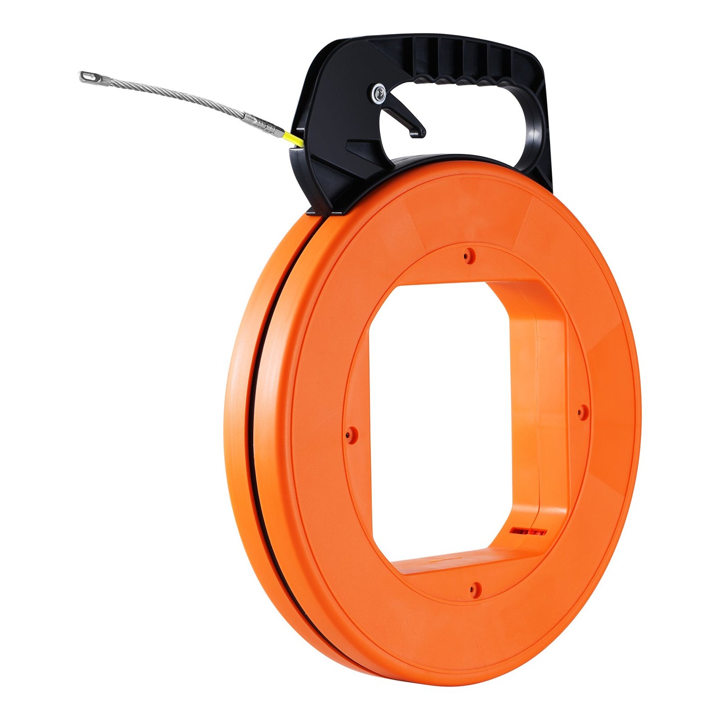 Fiberglass Fish Tape for Cable Pulling 200ft 3/16in Non-Conductive Tool Set