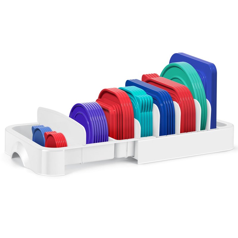 Food Container Lids Storage Organizer Box - Multiple Sizes