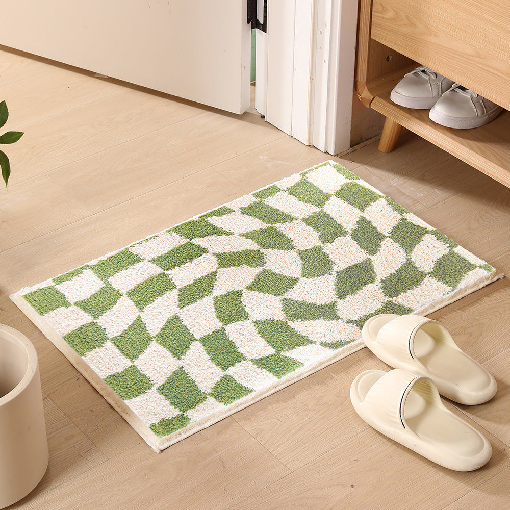 Water-Absorbing Non-Slip Bathroom and Bedroom Mat - Easy Handle, Stain Resistant