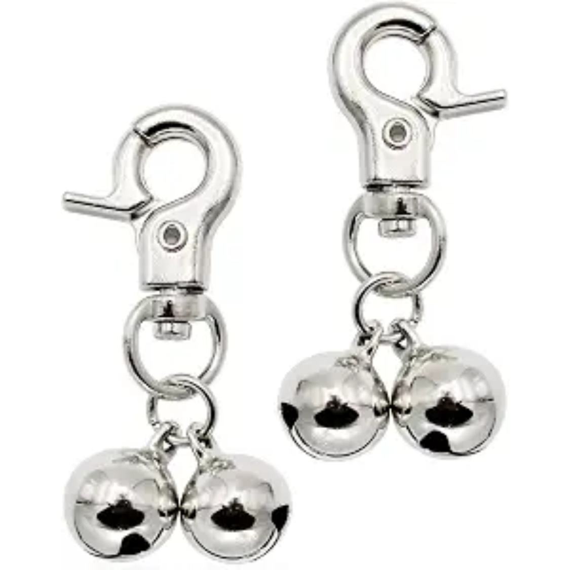 Dog and Cat Collar Bells - Stainless Steel 2-Pack