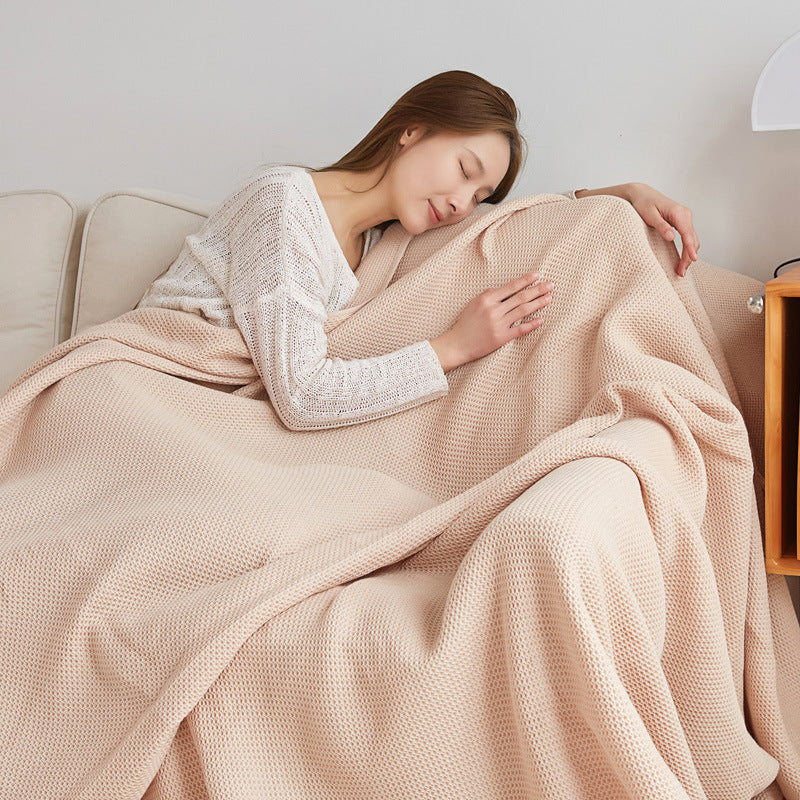 Cotton Honeycomb Towel Quilt - Single & Double Size Home Textiles