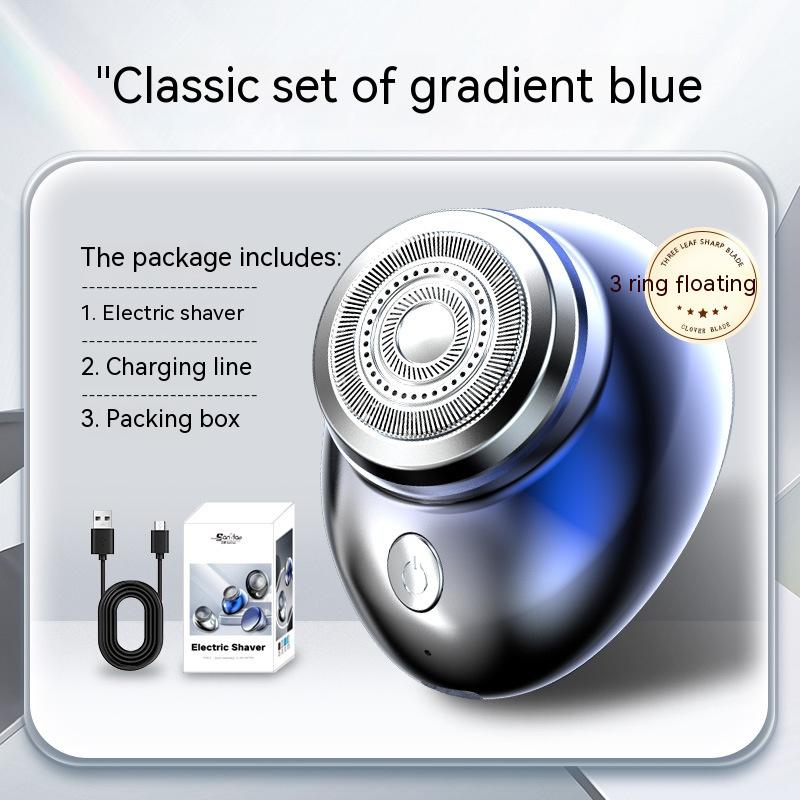 Mini USB Rechargeable Electric Shaver for Men, Compact Grooming Razor