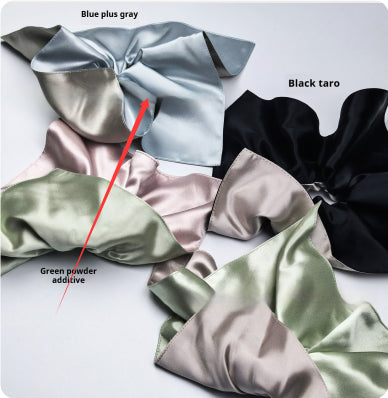 Silk Square Scarf Hair Tie - 22mm Glossy, Multiple Colors