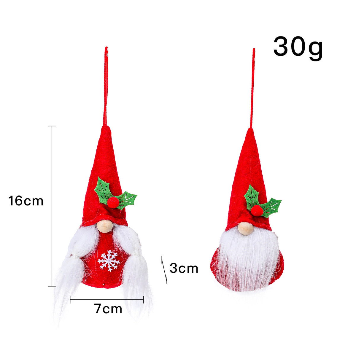 Christmas Faceless Doll Pendant Set - Holiday Home & Party Decor