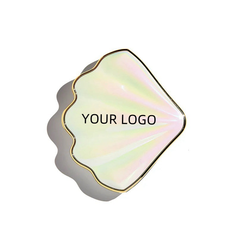 Shell-Shaped Monochrome Highlight & Contour Makeup Palette - Multiple Colors