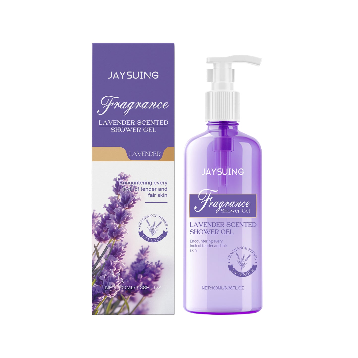Lavender Moisturizing Body Wash - Gentle Hydrating Shower Gel 100ml