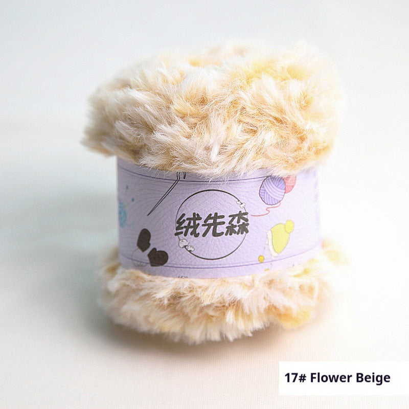 Handmade Fur Ball for Arts and Crafts - Soft Wire Woven Grass Decoration