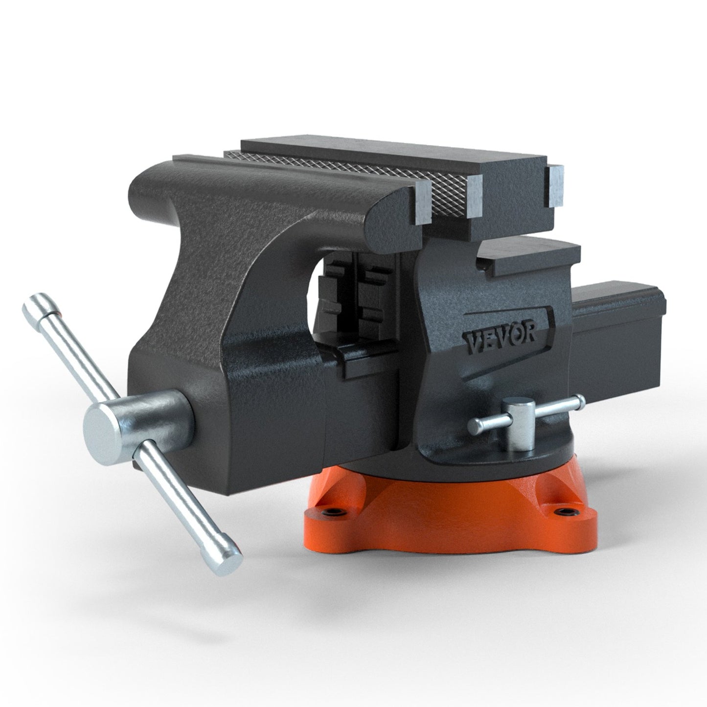 6.5" Bench Vise with 360° Swivel Locking Base & Two-Way Jaw