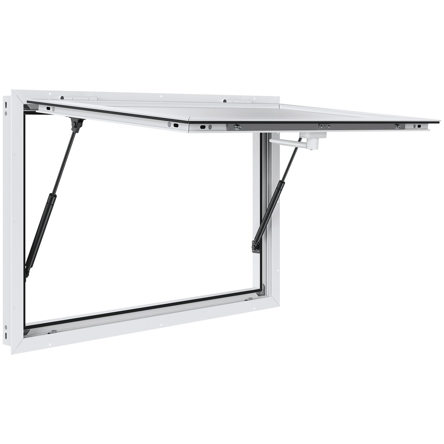 36" x 24" Concession Stand Serving Window with Awning