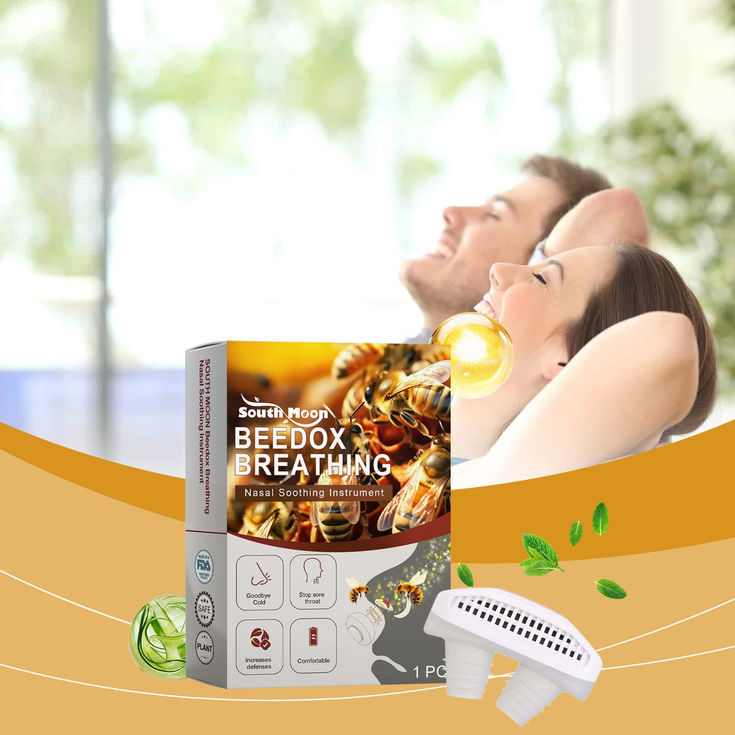 Nasal Care & Respiratory Relief Device - Natural Herbal Infusion