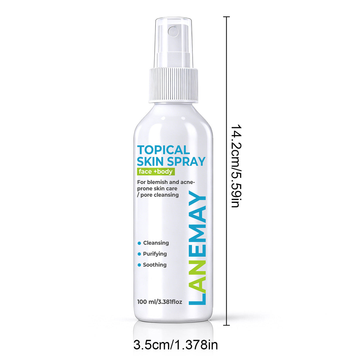 Pore-Clearing Facial & Back Oil-Control Spray 100ml