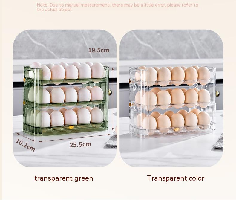 Kitchen Egg Storage Box - Food Preservation Container with Multiple Colors