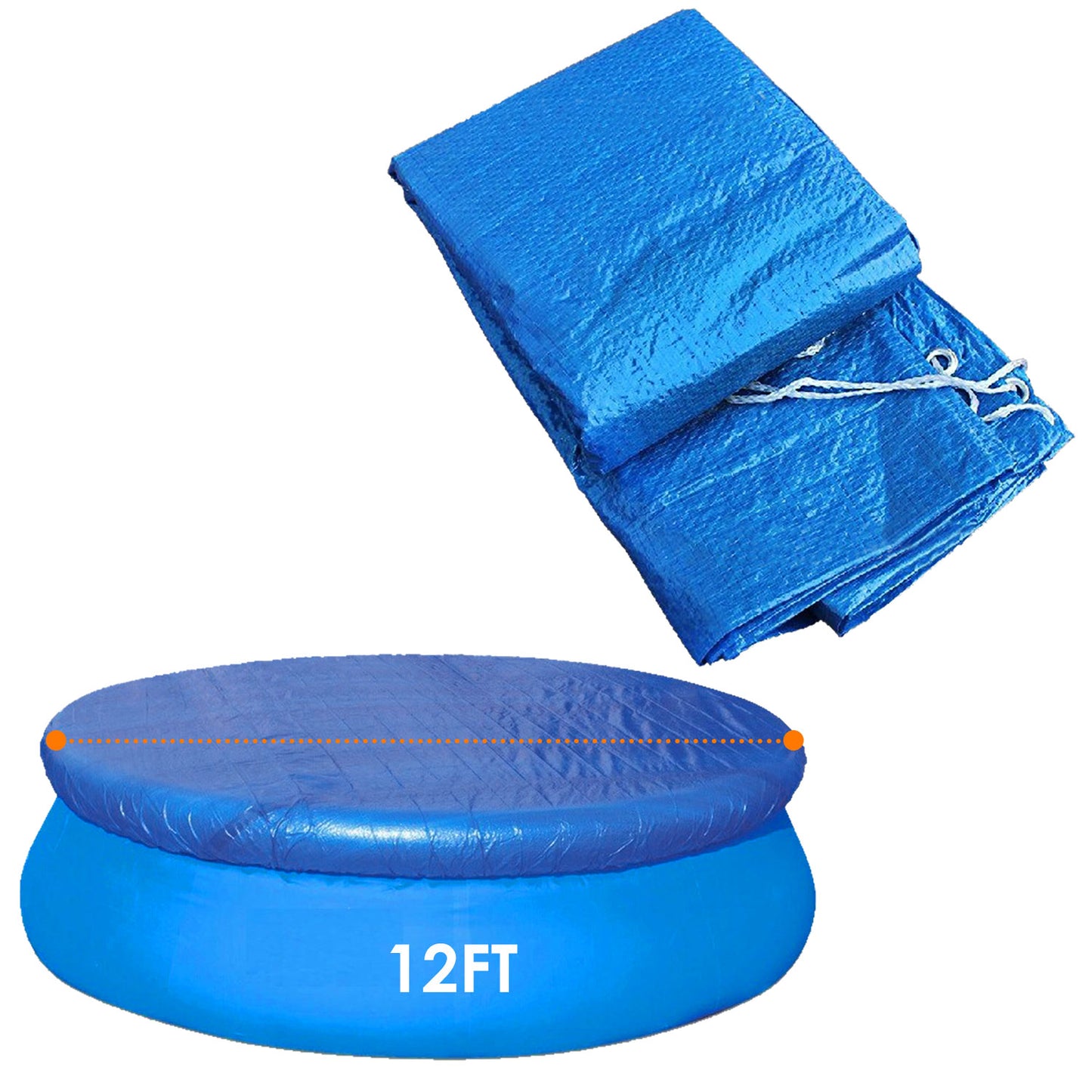 Waterproof Pool Cover for Inground & Above Ground Pools - Dustproof & Heat Retaining