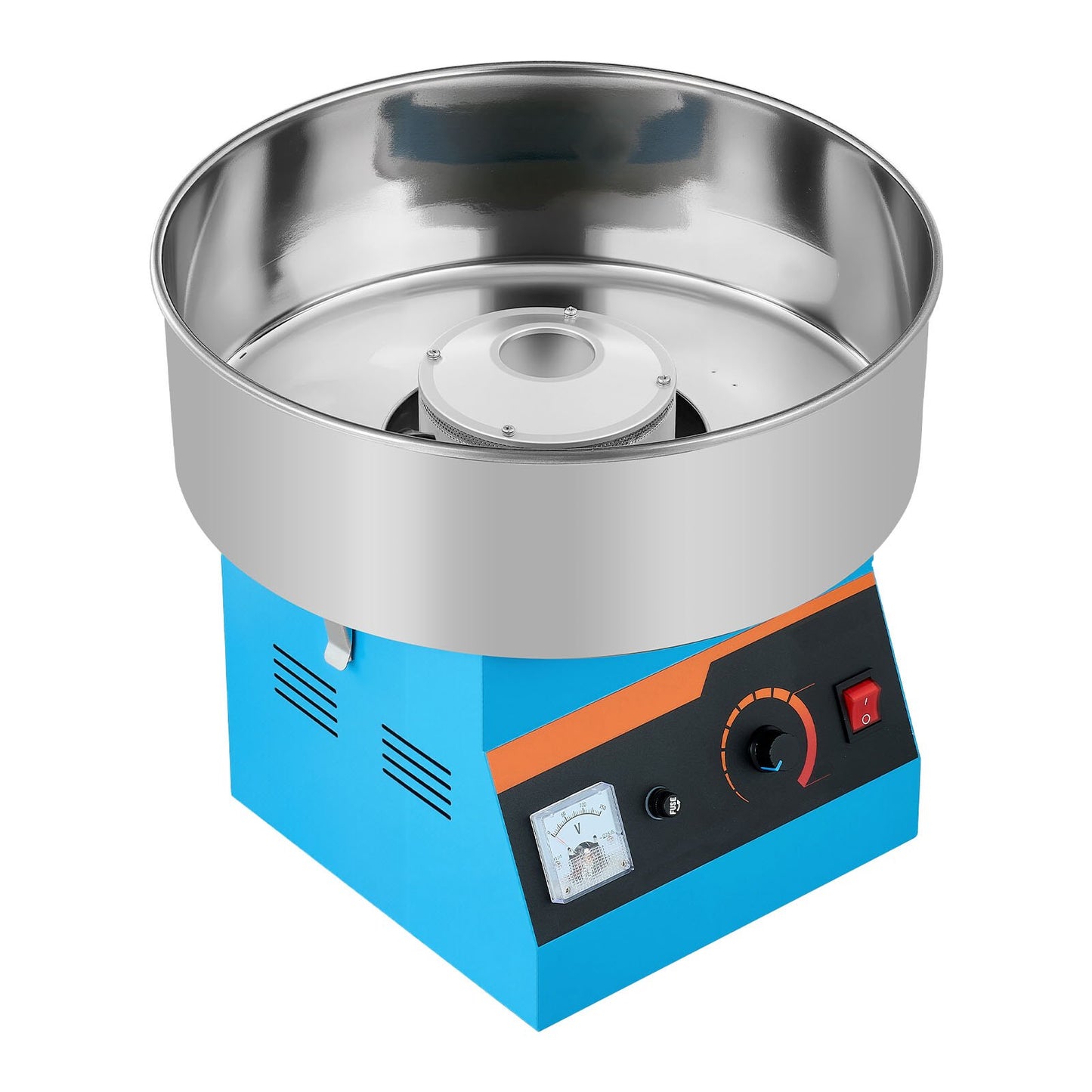 Electric Cotton Candy Machine Stainless Steel Blue 1000W Home & Party Use