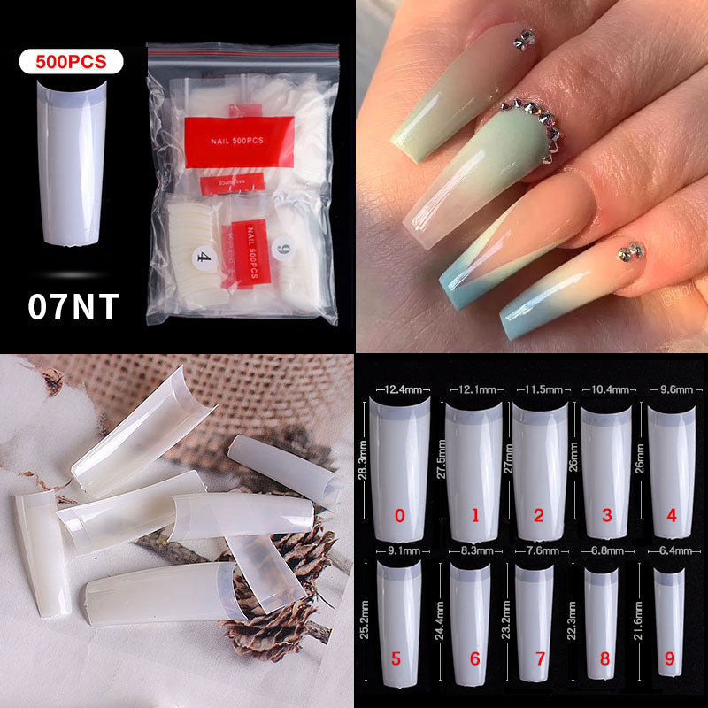 French Pointed Non-Marking Ballet Nail Art Tools - Transparent
