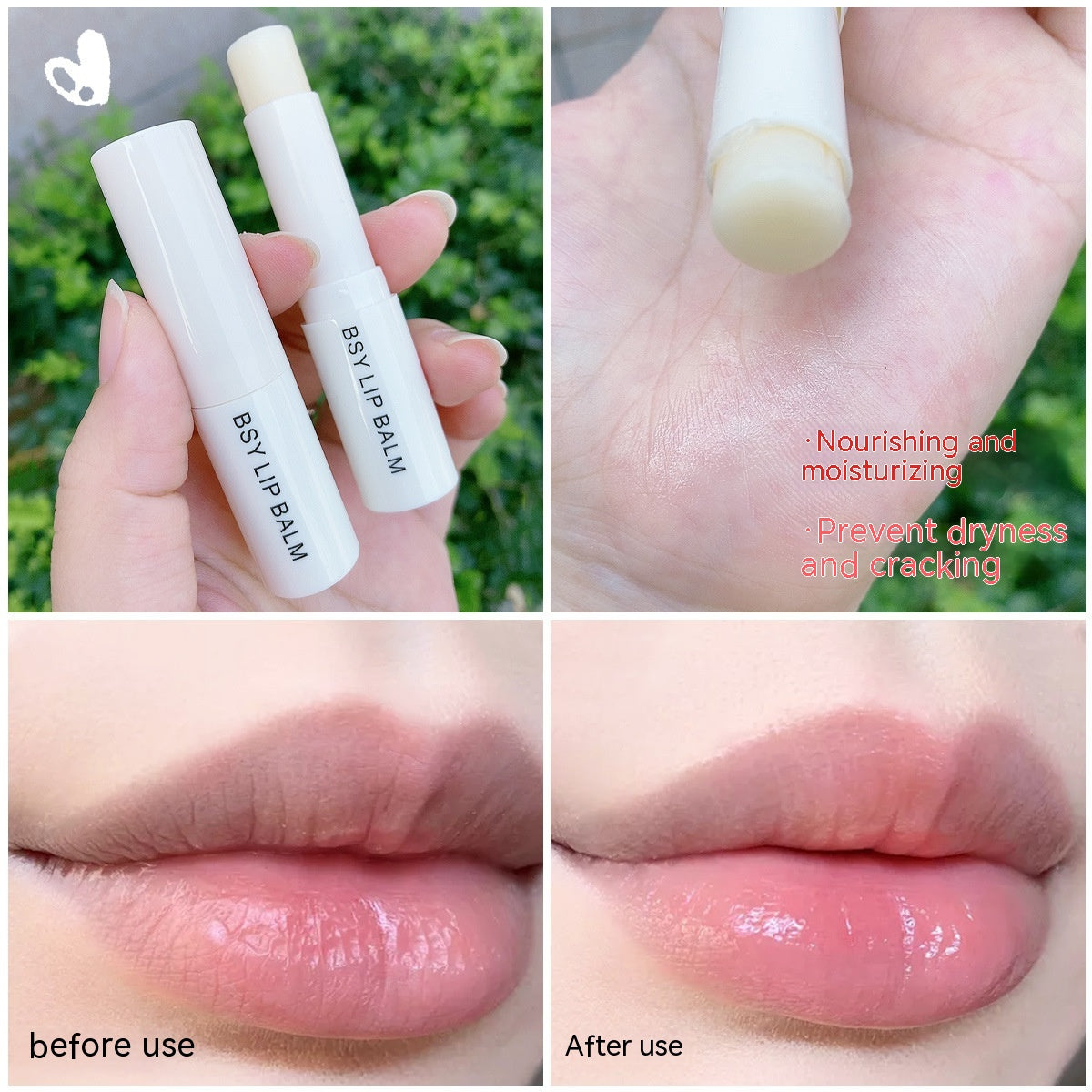 Moisturizing Lip Balm with Vaseline & Jojoba Oil - Nourishing Lip Care