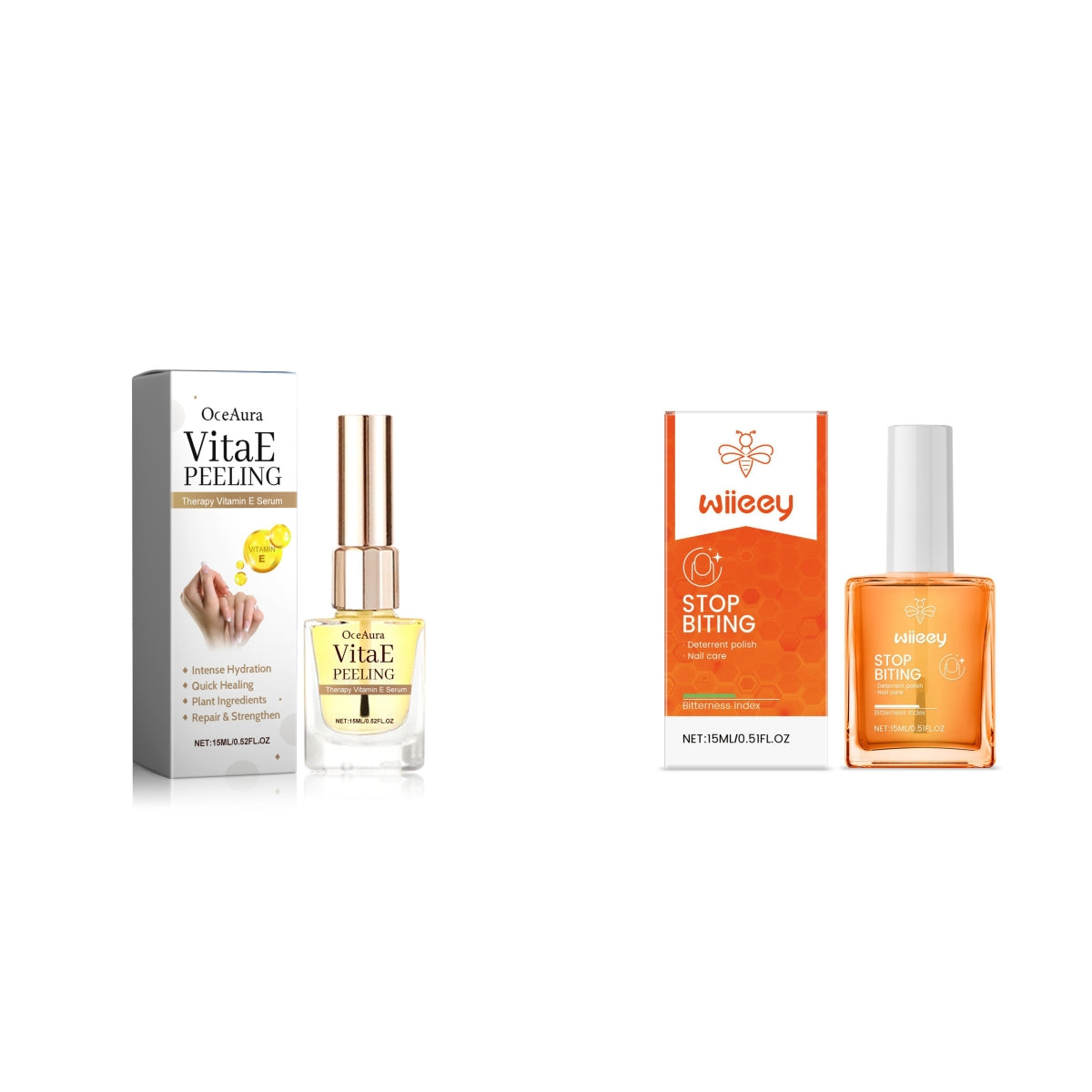 Nail Anti-Bite Bitter Treatment Oil Kit - 15ml