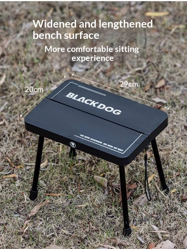 Outdoor Folding Camping & Fishing Stool Portable Aluminum Chair Inkstone