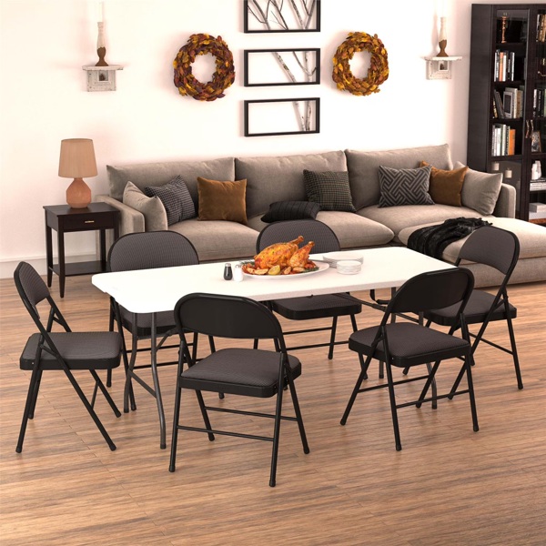 6 Foot Folding Table - Weather Resistant & Portable Design