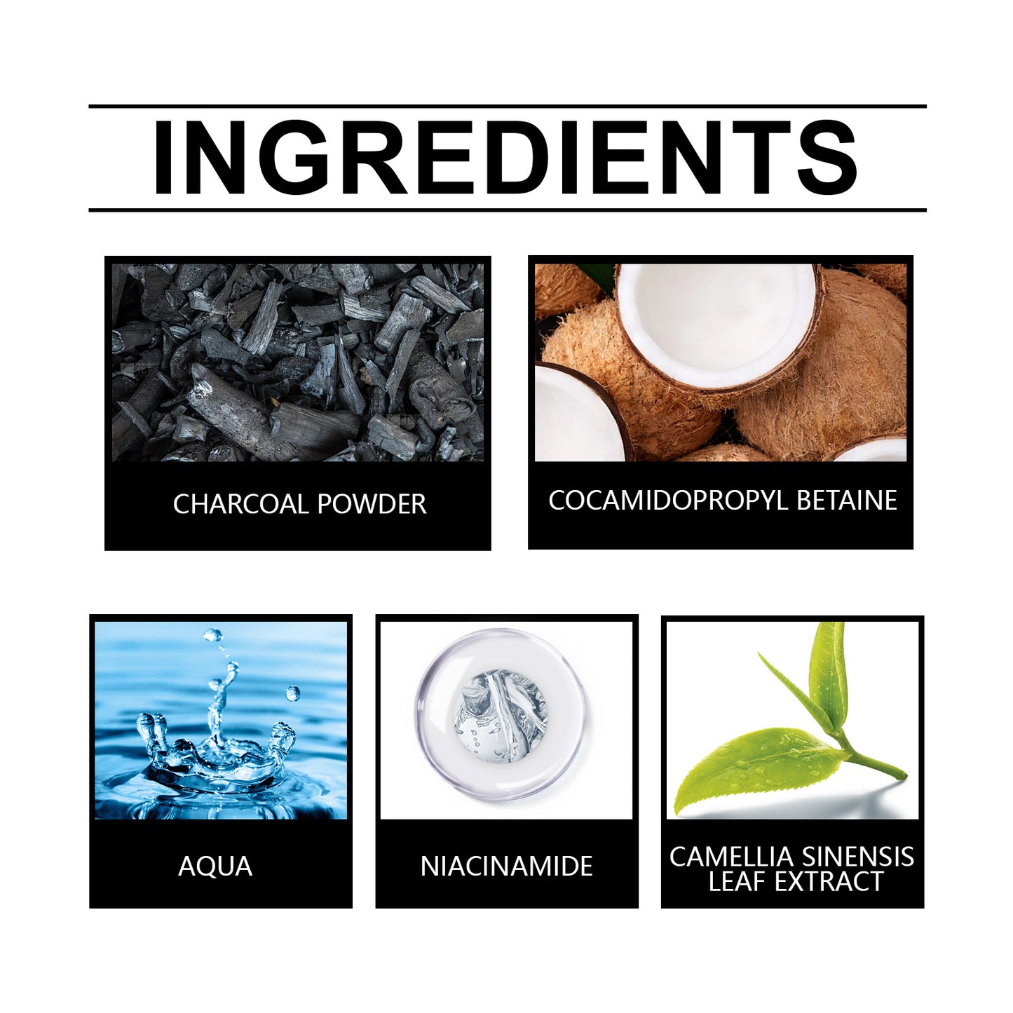 Activated Carbon Facial Cleanser - Gentle Pore Exfoliating Face Wash 100ml