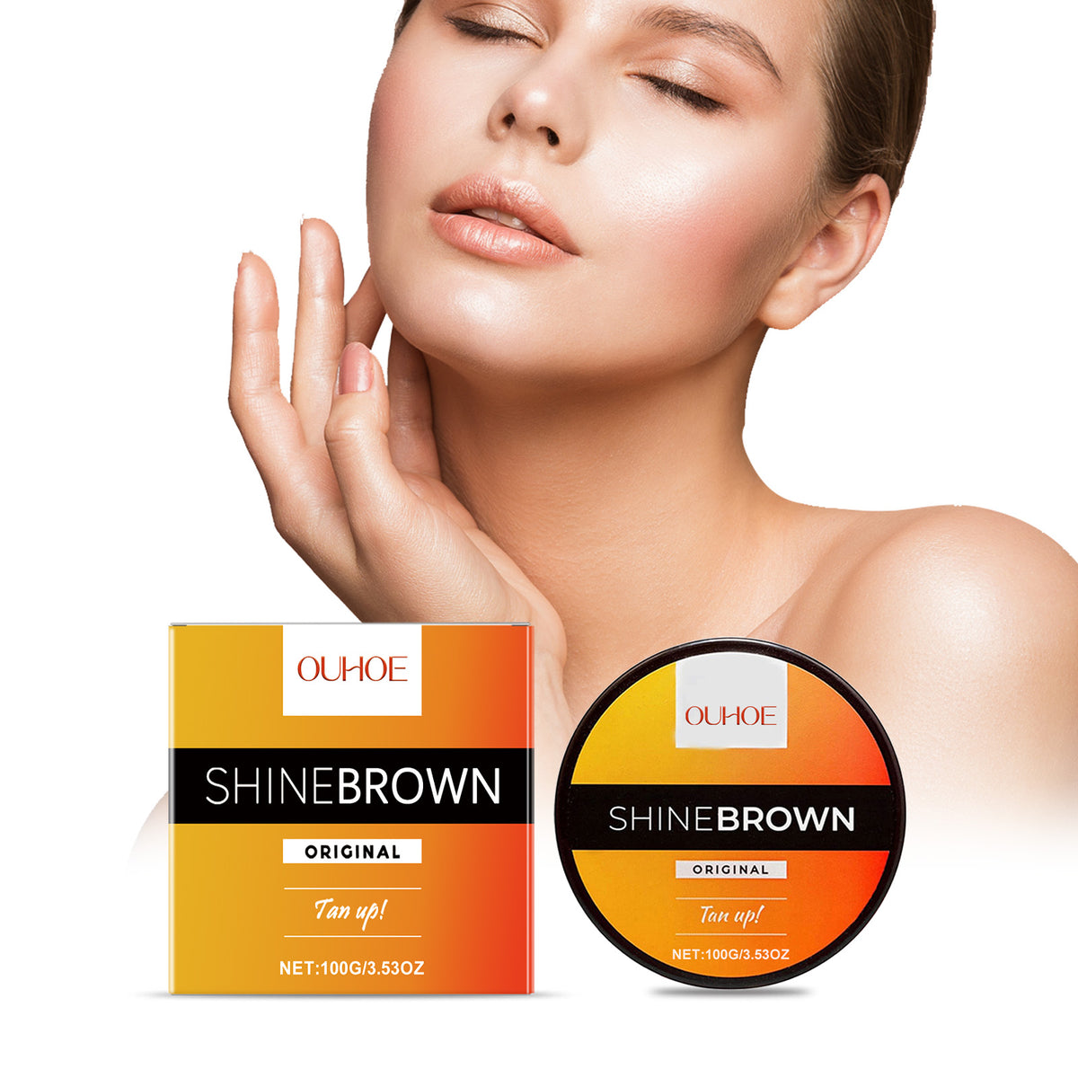 Facial Tanning Cream - 100g Skin Care for Sunless Tanning