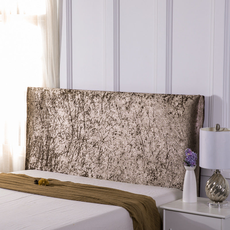 Dustproof Velvet Bed Head Cover - All Sizes & Colors Available