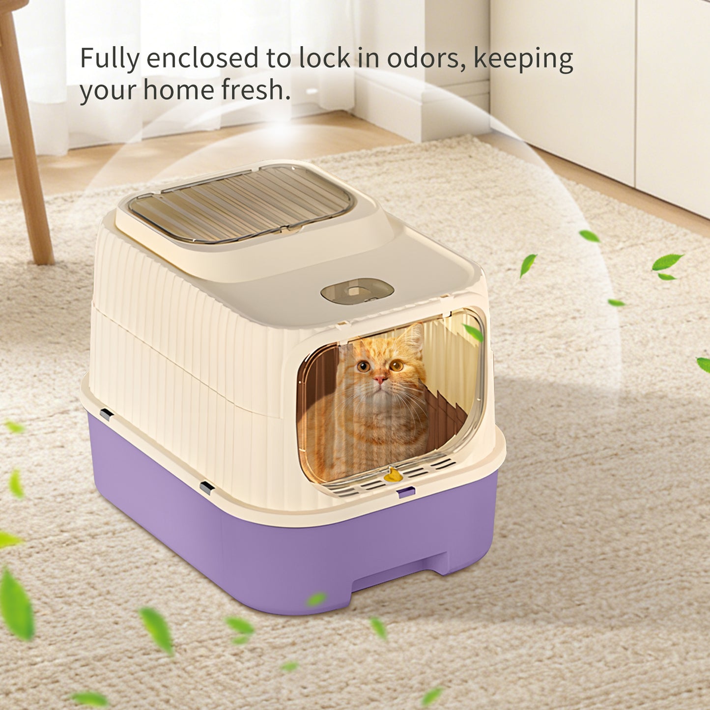 Cruiser Litter Box - Self Pickup Pet Furniture for Cats and Small Animals