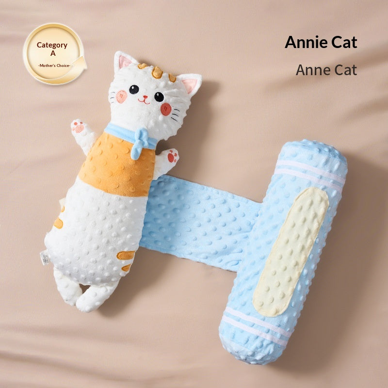 Baby-Shaped Comfort Pillow for Kids and Babies - Soft Cartoon Backrest Cushion
