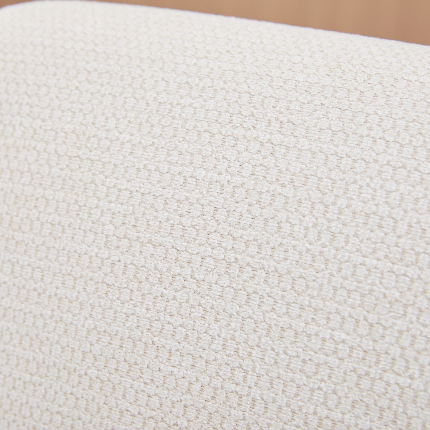 Medieval-Inspired High Back Armchair - Ancient White Upholstered