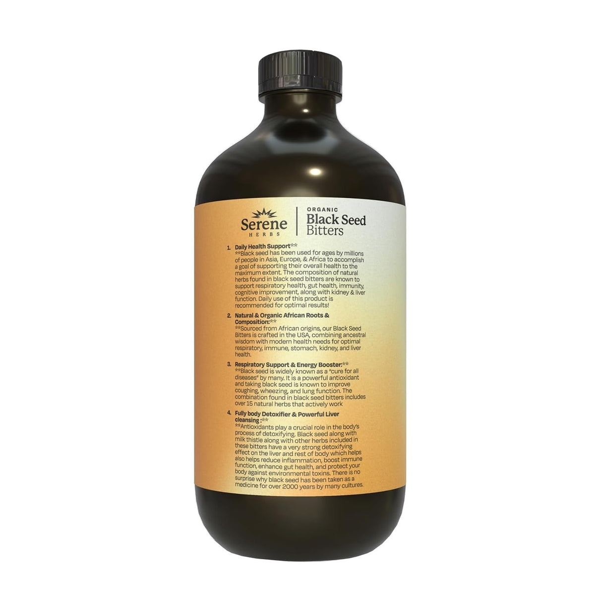 473ml Fruit Flavor Bitter Supplement - Black Seed & Annona Extracts