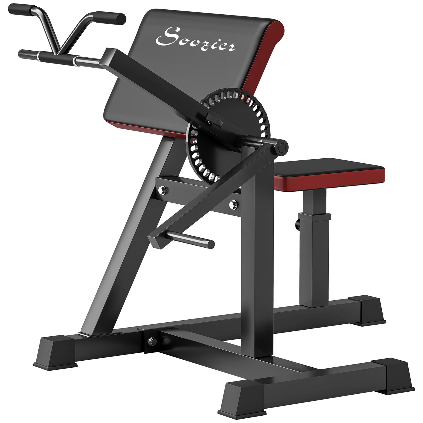 2-in-1 Bicep Preacher Curl Bench with Adjustable Seat & Elbow Cushion