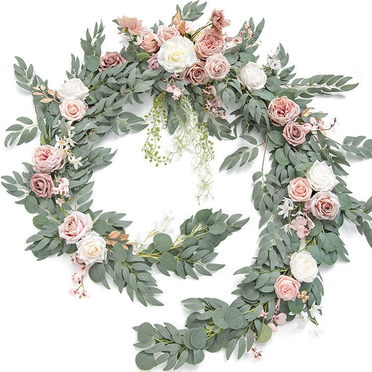 Eucalyptus Willow Leaf Wedding Garland Indoor Outdoor Decor 1.9m Length