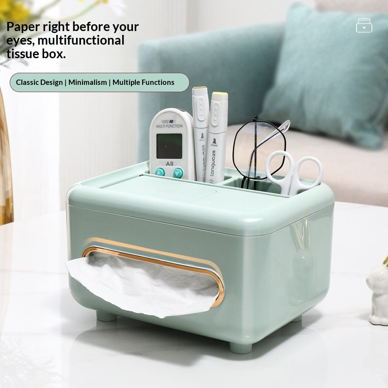 Luxury Desktop Tissue Box – Modern Home Office & Living Room Decor