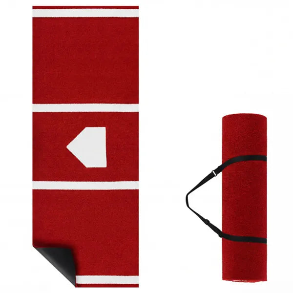 Softball Pitching Mat - 10ft x 3ft Training Aid for Indoor & Outdoor