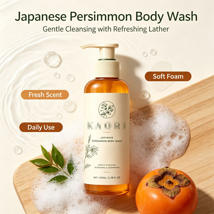 Gentle Skin Cleansing Foam 100ml Moisturizing Body Wash for Soft, Tightness-Free Skin