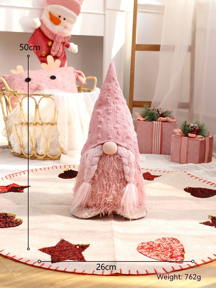 Cute Elk Santa Claus Prop Decoration for Home or Party Decor