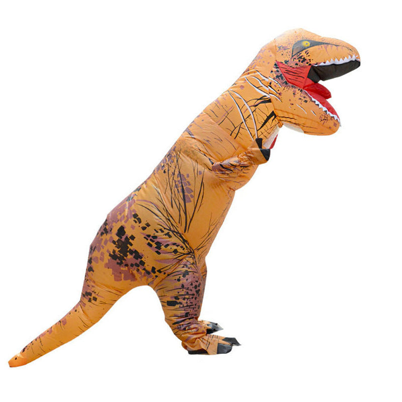 Inflatable Dinosaur Suit for Stage & Party Performance - Adult Yellow
